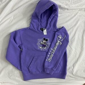 Disney Purple Hoodie with Mickey Mouse Design